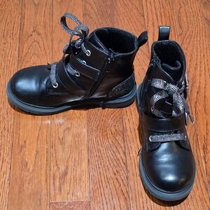 Stylish Black Kids Boots
